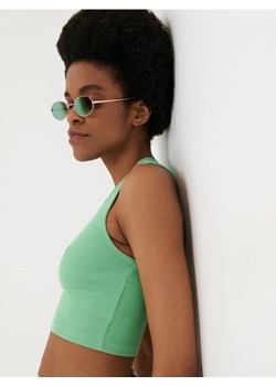 Sinsay - Crop top - zielony ze sklepu Sinsay w kategorii Bluzki damskie - zdjęcie 184590490