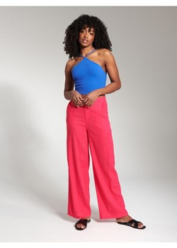 Sinsay - Crop top z wiązaniem - niebieski ze sklepu Sinsay w kategorii Bluzki damskie - zdjęcie 184590492
