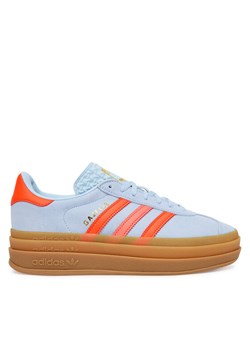 Sneakersy adidas Gazelle Bold JR5950 Błękitny ze sklepu eobuwie.pl w kategorii Buty sportowe damskie - zdjęcie 184590584