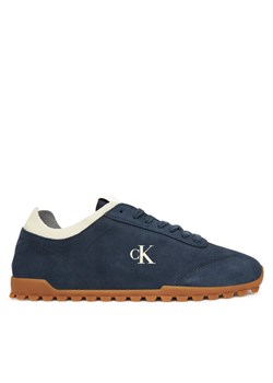 Sneakersy Calvin Klein Jeans Low Profile Runner Su YM0YM01288 Granatowy ze sklepu eobuwie.pl w kategorii Buty sportowe męskie - zdjęcie 184590724