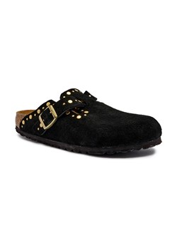 Birkenstock Skórzane klapki Boston Rivet LEVE ze sklepu Gomez Fashion Store w kategorii Klapki damskie - zdjęcie 184592124