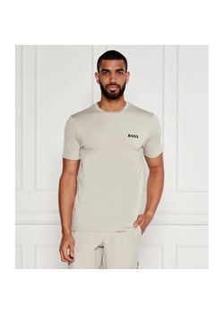 BOSS GREEN T-shirt Check TOC | Slim Fit | stretch ze sklepu Gomez Fashion Store w kategorii T-shirty męskie - zdjęcie 184592173