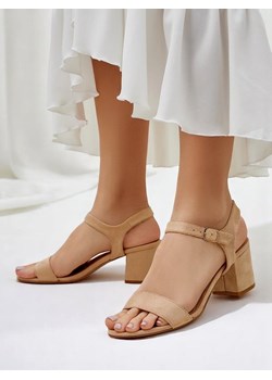 Royalfashion Damskie sandały eko zamszowe Quarter ze sklepu royalfashion.pl w kategorii Sandały damskie - zdjęcie 184592854