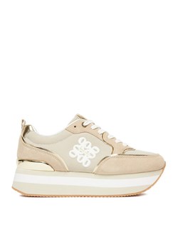 Sneakersy Nine West SS25-3C093 Beżowy ze sklepu eobuwie.pl w kategorii Buty sportowe damskie - zdjęcie 184593110