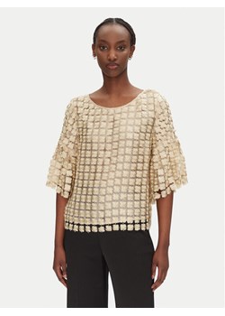 Bruuns Bazaar Bluzka Carisa BBW4529 Złoty Loose Fit ze sklepu MODIVO w kategorii Bluzki damskie - zdjęcie 184593762