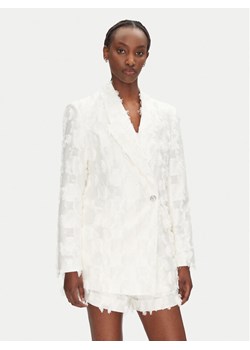Bruuns Bazaar Marynarka Fuksa BBW4564 Biały Regular Fit ze sklepu MODIVO w kategorii Marynarki damskie - zdjęcie 184593824