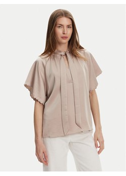 Bruuns Bazaar Bluzka Beckia Wendi BBW4439 Beżowy Regular Fit ze sklepu MODIVO w kategorii Bluzki damskie - zdjęcie 184593834