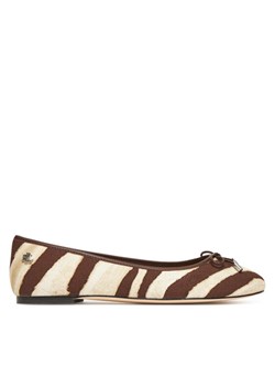 LAUREN RALPH LAUREN Baleriny Jayna 802974360001 Brązowy ze sklepu MODIVO w kategorii Balerinki - zdjęcie 184593880
