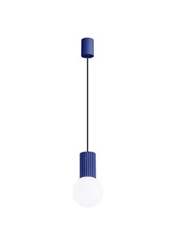 Nowoczesna niebieska lampa wisząca - K599-Buble ze sklepu Edinos.pl w kategorii Lampy wiszące - zdjęcie 184595123