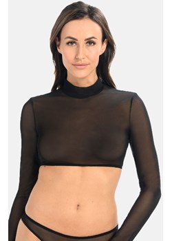 Bluzka z odkrytymi plecami czarna Nina, Kolor czarny, Rozmiar L, Teyli - id: 208486 - marki Teyli - 184595770 Bluzka z odkrytymi plecami czarna Nina, Kolor czarny, Rozmiar L, Teyli ze sklepu Intymna w kategorii Bluzki damskie - zdjęcie 184595770