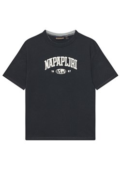 Napapijri T-Shirt S-Inot NP0A891F D Czarny Regular Fit ze sklepu MODIVO w kategorii T-shirty chłopięce - zdjęcie 184596422