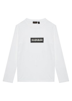 Napapijri Bluzka S-Chamois NP0A4HYK D Biały Regular Fit ze sklepu MODIVO w kategorii T-shirty chłopięce - zdjęcie 184596434