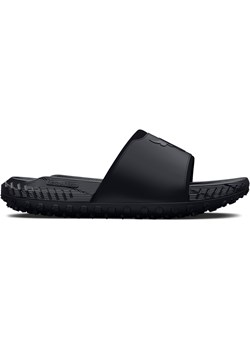 Męskie klapki Under Armour UA Project Rock 3 SL - czarne ze sklepu Sportstylestory.com w kategorii Klapki męskie - zdjęcie 184597021