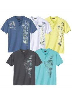 Zestaw 5 koszulek  Oceanic ze sklepu Atlas For Men w kategorii T-shirty męskie - zdjęcie 184597322