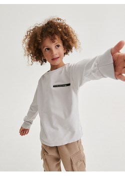 Reserved - Longsleeve oversize - jasnoszary ze sklepu Reserved w kategorii T-shirty chłopięce - zdjęcie 184597390