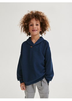 Reserved - Bluza oversize - granatowy ze sklepu Reserved w kategorii Bluzy chłopięce - zdjęcie 184597691