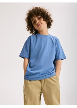 Reserved - Bawełniany t-shirt oversize - granatowy ze sklepu Reserved w kategorii T-shirty chłopięce - zdjęcie 184598892