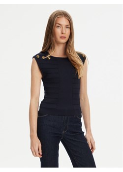 Guess Bluzka W5YR12 Z0130 Granatowy Regular Fit ze sklepu MODIVO w kategorii Bluzki damskie - zdjęcie 184600610