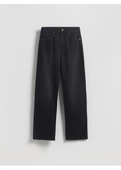 Reserved - Jeansy wide leg - czarny ze sklepu Reserved w kategorii Jeansy damskie - zdjęcie 184601004