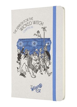 Moleskine Notatnik &quot;Wizard of Oz&quot; w kolorze kremowo-niebieskim - 13 x 21 cm ze sklepu Limango Polska w kategorii Akcesoria biurowe - zdjęcie 184601500