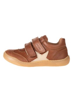 POM POM Skórzane sneakersy w kolorze brązowym ze sklepu Limango Polska w kategorii Buty sportowe dziecięce - zdjęcie 184601510