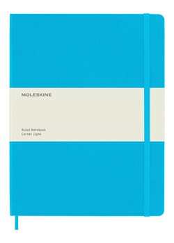 Moleskine Notatnik w kolorze niebieskim - 19 x 25 cm ze sklepu Limango Polska w kategorii Akcesoria biurowe - zdjęcie 184601604