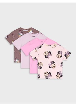 Sinsay - Koszulki 3 pack Minnie Mouse - kremowy ze sklepu Sinsay w kategorii Bluzki dziewczęce - zdjęcie 184603603