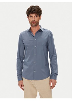 Tommy Jeans Koszula Original DM0DM04405 Niebieski Slim Fit ze sklepu MODIVO w kategorii Koszule męskie - zdjęcie 184605091
