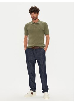 Tommy Hilfiger Polo MW0MW40701 Zielony Regular Fit ze sklepu MODIVO w kategorii T-shirty męskie - zdjęcie 184605113