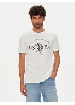 U.S. Polo Assn. T-Shirt MUP4203 Biały Regular Fit ze sklepu MODIVO w kategorii T-shirty męskie - zdjęcie 184605154