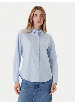 Tommy Hilfiger Koszula Ess WW0WW47169 Błękitny Regular Fit ze sklepu MODIVO w kategorii Koszule damskie - zdjęcie 184605232