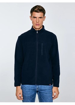 Bluza męska polarowa rozpinana granatowa Malkom 403 ze sklepu Big Star w kategorii Bluzy męskie - zdjęcie 184606140