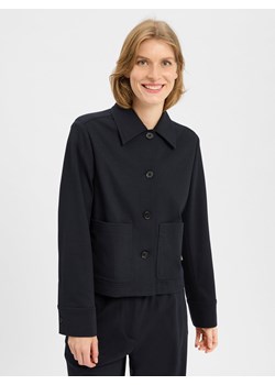 Marc O'Polo Damska bluza dresowa Kobiety Materiał dresowy granatowy jednolity - id: 781429-0001-00360 - marki Marc O'Polo - 184606311 Marc O'Polo Damska bluza dresowa Kobiety Materiał dresowy granatowy jednolity ze sklepu vangraaf w kategorii Marynarki damskie - zdjęcie 184606311