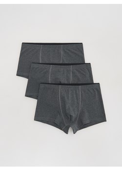 Reserved - 3 pack bokserek Classic - ciemnoszary ze sklepu Reserved w kategorii Majtki męskie - zdjęcie 184606410