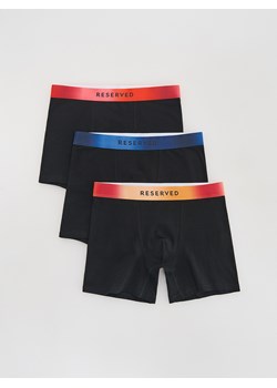 Reserved - 3 pack bokserek Long - czarny - id: 015ES-99X - marki Reserved - 184607413 Reserved - 3 pack bokserek Long - czarny ze sklepu Reserved w kategorii Majtki męskie - zdjęcie 184607413