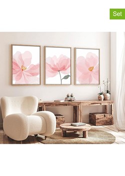ABERTO DESIGN Druki artystyczne (3 szt.) w ramce ze sklepu Limango Polska w kategorii Obrazy - zdjęcie 184607672