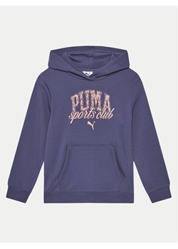 Puma Bluza Class 685829 Granatowy Regular Fit ze sklepu MODIVO w kategorii Bluzy dziewczęce - zdjęcie 184608124