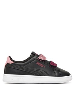 Puma Sneakersy Smash 3.0 L Glitter Velcro V Ps 395609 07 Czarny ze sklepu MODIVO w kategorii Buty sportowe dziecięce - zdjęcie 184608132