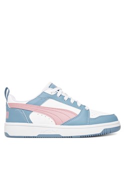 Puma Sneakersy Rebound V6 Lo Jr 393833 30 Biały ze sklepu MODIVO w kategorii Buty sportowe dziecięce - zdjęcie 184608184