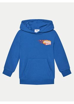 Puma Bluza Hot Wheels 630071 Niebieski Regular Fit ze sklepu MODIVO w kategorii Bluzy chłopięce - zdjęcie 184608190