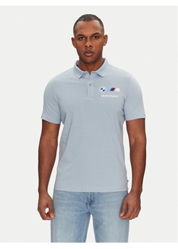 Puma Polo Bmw Mms Ess 621312 Błękitny Regular Fit ze sklepu MODIVO w kategorii T-shirty męskie - zdjęcie 184608302