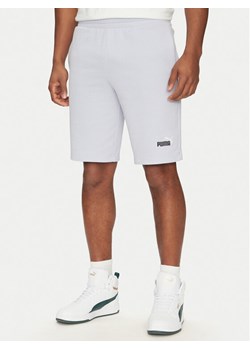 Puma Szorty sportowe Ess 684715 Błękitny Regular Fit ze sklepu MODIVO w kategorii Spodenki męskie - zdjęcie 184608340