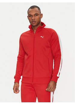 Puma Bluza T7 Always On 629587 Czerwony Regular Fit ze sklepu MODIVO w kategorii Bluzy męskie - zdjęcie 184608350