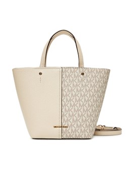 MICHAEL Michael Kors Torebka Flora 32T5GFFC1B Écru ze sklepu MODIVO w kategorii Torby Shopper bag - zdjęcie 184608384