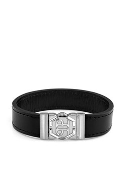 PHILIPP PLEIN Bransoletka Hexagon Tactical Buckle PJVEA01BS Czarny ze sklepu MODIVO w kategorii Bransolety - zdjęcie 184608391