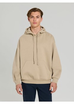 Sinsay - Bluza hoodie comfort fit - beżowy ze sklepu Sinsay w kategorii Bluzy męskie - zdjęcie 184610372