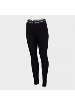 Damskie legginsy dzianinowe 4F NOSD4-LEG300 - czarne ze sklepu Sportstylestory.com w kategorii Spodnie damskie - zdjęcie 184610500