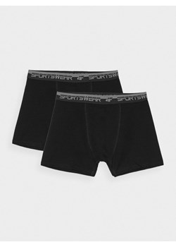 Męskie bokserki (2-pack) 4F 4FWMM00UBXSM051 - czarne ze sklepu Sportstylestory.com w kategorii Majtki męskie - zdjęcie 184610520