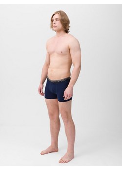 Męskie bokserki (2-pack) 4F 4FWMM00UBXSM051 - granatowe ze sklepu Sportstylestory.com w kategorii Majtki męskie - zdjęcie 184610564