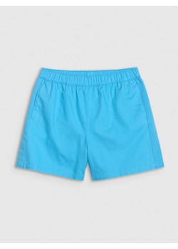 Damskie spodenki casual 4F 4FRSS25TSHOF750 - niebieskie ze sklepu Sportstylestory.com w kategorii Szorty - zdjęcie 184611094